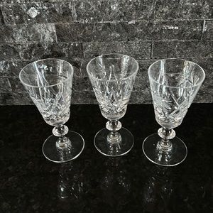 3 Vintage Pinwheel Glasses!